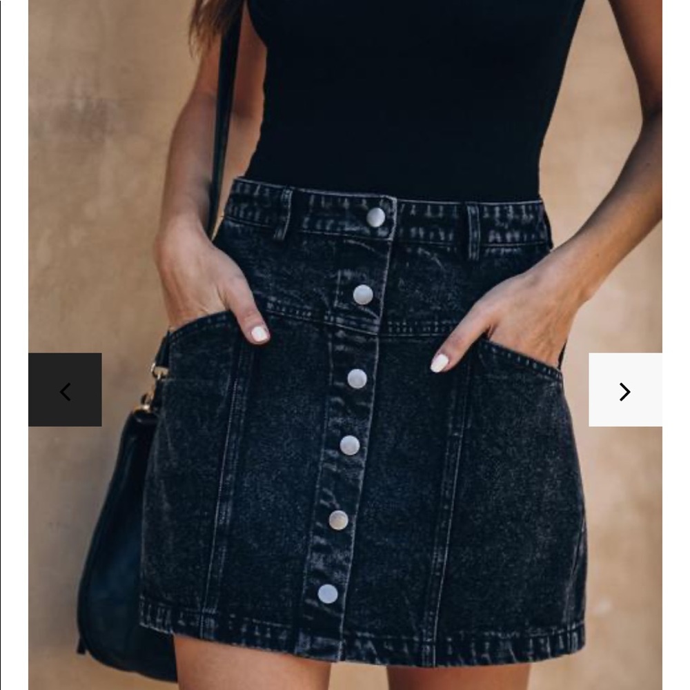 Vici denim skirt